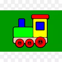 玩具火车和火车套装剪贴画.圣诞节列车剪贴画