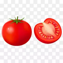 番茄汁樱桃番茄蓝色番茄剪贴画-番茄背景剪贴画