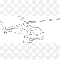 直升机绘图飞机剪贴画-有趣的直升机剪贴画