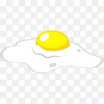 头饰黄色技术剪贴画卡通黄色鸡蛋
