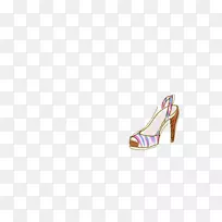 高跟鞋凉鞋LG Prada 3.0手绘高跟鞋