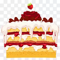 生日蛋糕祝你生日快乐希望剪贴画水果蛋糕剪贴画