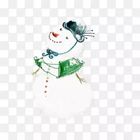 冬季桌面壁纸高清电视4k分辨率卡通雪人