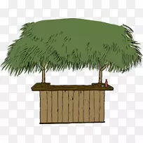 提基酒吧小屋剪贴画-酒吧招牌剪贴画