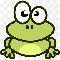 青蛙动画剪辑艺术-青蛙图片卡通