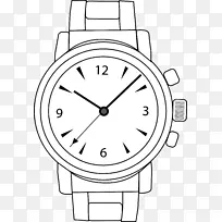 模拟手表怀表夹艺术剪贴画表带