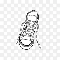 运动鞋高跟鞋插图.鞋轮廓