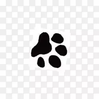 约克郡小猎犬猫科美洲狮爪夹艺术-狗爪打印图像