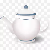 茶壶厨房夹艺术.茶壶轮廓