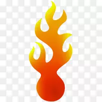 火焰着色书火焰剪贴画-SVG图像库