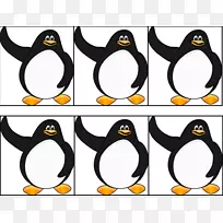 365只企鹅夹读图片