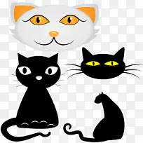缅因州小猫午餐盒包夹艺术-可爱的黑猫图片