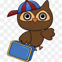 学生学校猫头鹰课堂剪辑艺术-学校笔记2.0