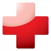 彩色盒版税-免费-红十字符号