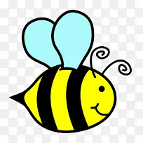 大黄蜂蜜蜂剪贴画卡通大黄蜂