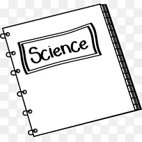 科学黑白科学家剪辑艺术-科学剪贴画