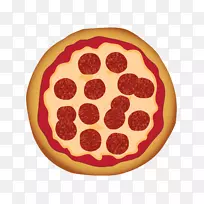 比萨饼意大利香肠卡通剪贴画比萨饼图片