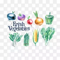 素食烹饪蔬菜水果-蔬菜食品材料免费载体PNG