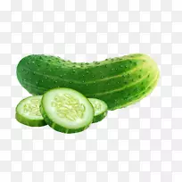 腌制黄瓜蔬菜剪贴画-黄瓜PNG透明图像
