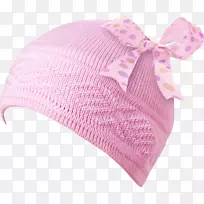 帽子帽-粉红色儿童帽
