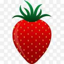 草莓派水果剪贴画.水果载体