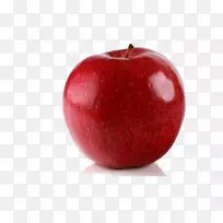 苹果摄影水果-真正的红苹果产品