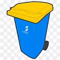 垃圾桶回收箱和废纸篮绿色垃圾桶回形器更大的剪贴件