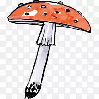 蘑菇剪贴画.蘑菇材料油墨