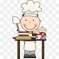 烹饪学校烘焙厨师剪贴画烹饪课剪贴画