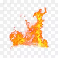 火焰-红色新鲜火焰效应元件