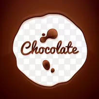 热巧克力棒融化-英文字母表巧克力