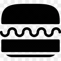 汉堡芝士汉堡快餐早餐三明治-芝士汉堡图标