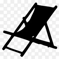 Eames躺椅，长型剪影-体操剪影
