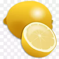 柠檬西柚剪贴画柠檬剪贴画