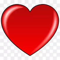 心红色电脑图标剪辑艺术-心脏图片