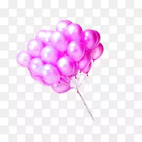 紫梦气球装饰图案