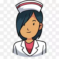 护士制服护理-可爱的女护士