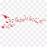 花瓣-红色梦花瓣漂浮材料