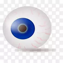 人眼虹膜剪贴画卡通眼球图像