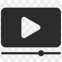 电脑图标媒体播放器视频剪辑艺术YouTube视频播放器图标