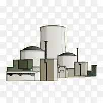 发电站核电站剪贴画.动力装置