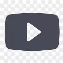 youtube电脑图标媒体播放器剪贴画-youtube视频播放器图标
