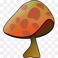 食用菌剪辑艺术-蘑菇卡通图片