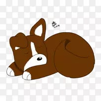 达尔马提亚狗卡通画夹艺术-悲伤的小狗卡通