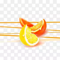果汁伏特加橙柠檬手绘柠檬