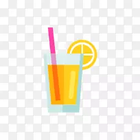 橙汁饮料-黄色柠檬汁