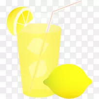 果汁柠檬水瓶夹艺术.柠檬水图片