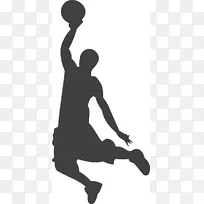 篮球扣篮运动剪辑艺术-运动剪贴画免费