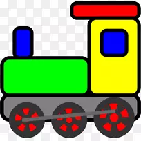 玩具火车和火车套装剪贴画-喜爱火车剪贴画