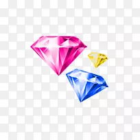 钻石宝石摄影珠宝.彩色钻石